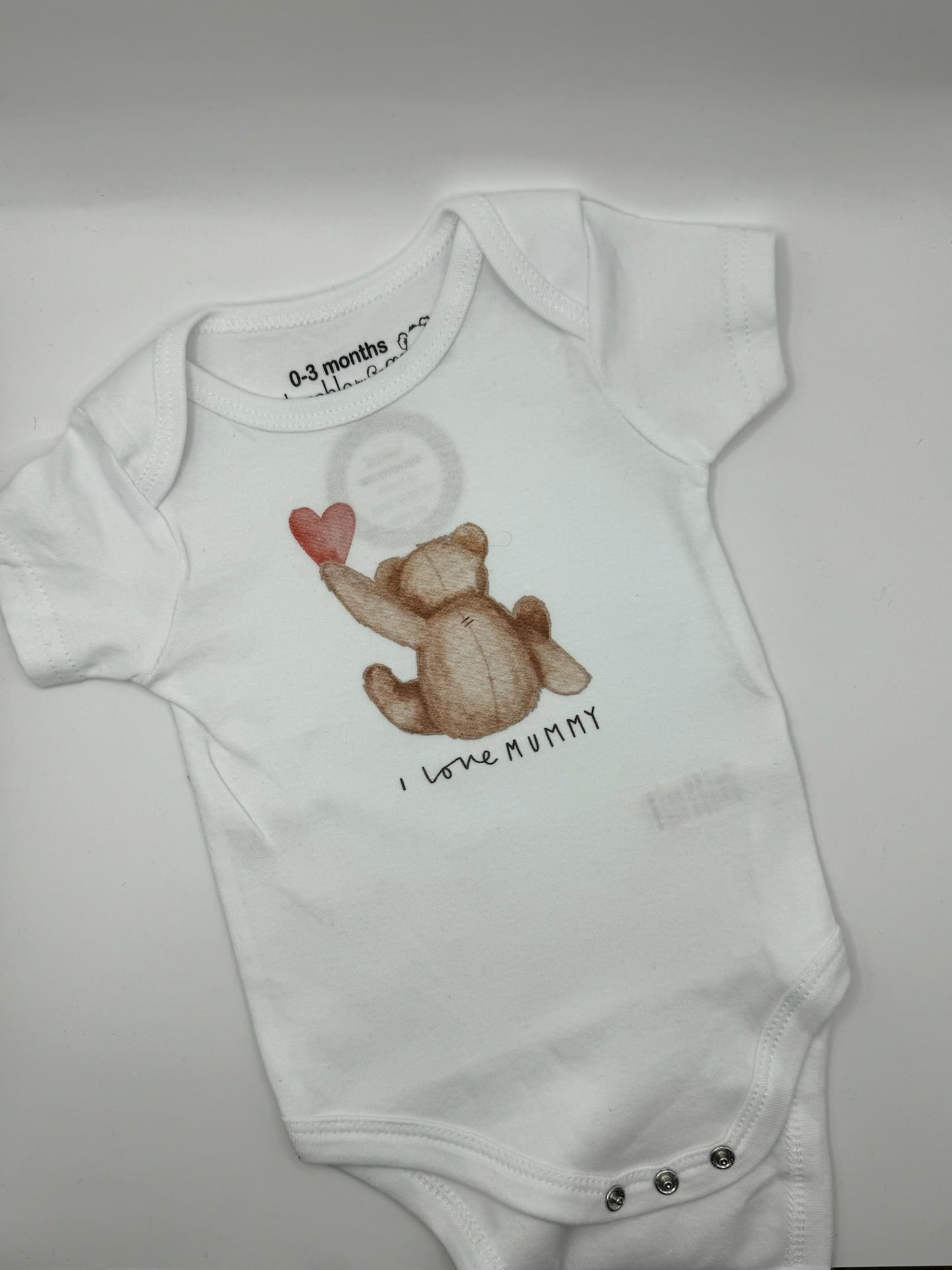 I love mummy and daddy teddy bodysuit