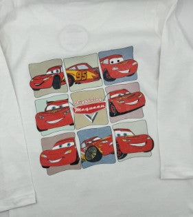 Long Sleeved Children's Cars Top